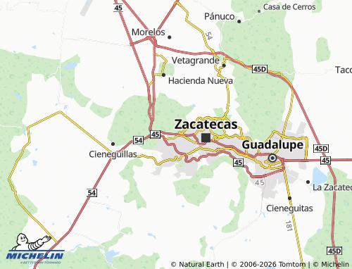 Carte MICHELIN Héroes de Chapultepec - ViaMichelin
