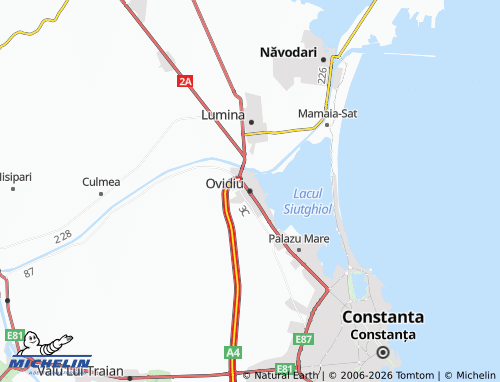 MICHELIN Ovidiu map - ViaMichelin