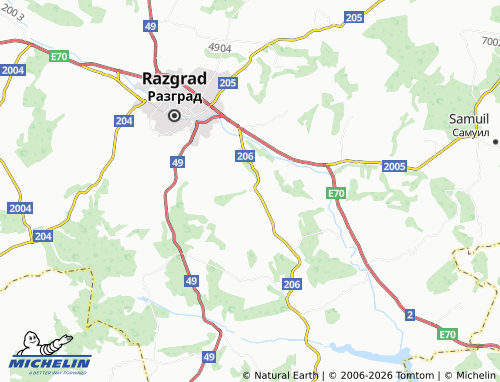Mappa MICHELIN Poroishte - ViaMichelin