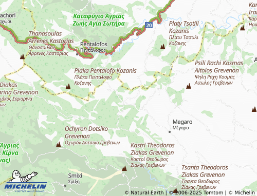 Carte MICHELIN Trikorfo - ViaMichelin