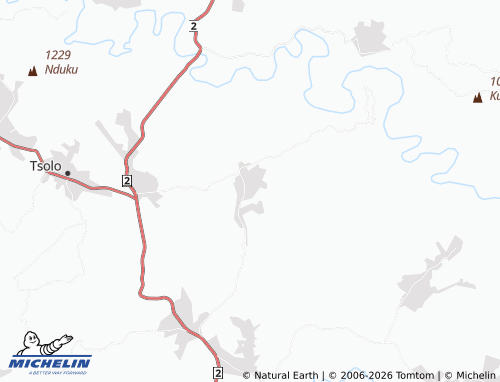 MICHELIN-Landkarte Upper Lotana - ViaMichelin