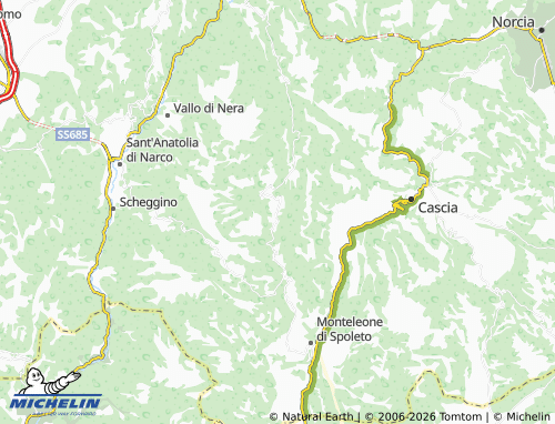 Carte MICHELIN Poggiodomo - ViaMichelin