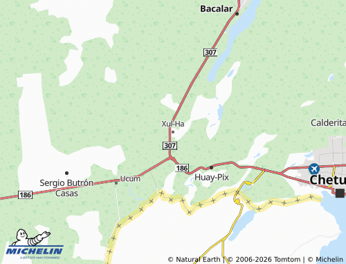 Mappa MICHELIN Xul-Ha - ViaMichelin