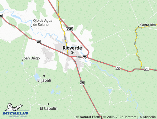 Mappa MICHELIN Del Valle - ViaMichelin