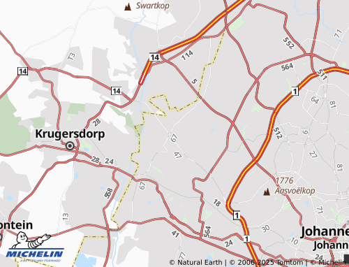 Kaart MICHELIN Willowbrook Outlying - ViaMichelin