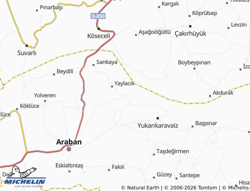 MICHELIN Gökçepayam map - ViaMichelin