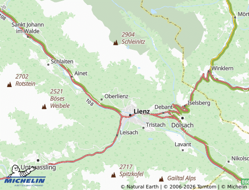 Mapa MICHELIN Thurn - ViaMichelin