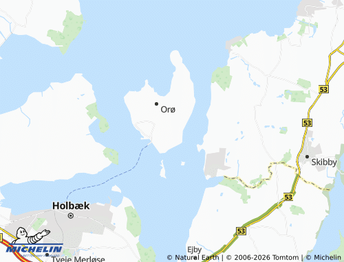 Mappa MICHELIN Gamløse - ViaMichelin