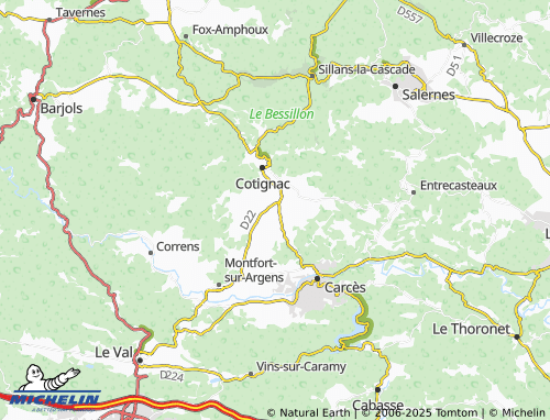 Carte MICHELIN Les Oupalous - ViaMichelin