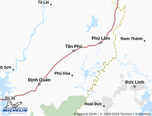 MICHELIN Trà Cổ map - ViaMichelin