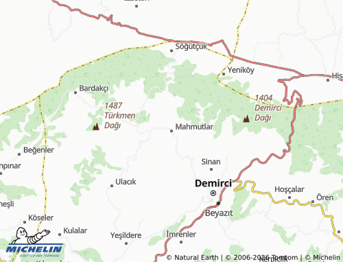 MICHELIN Mahmutlar map - ViaMichelin