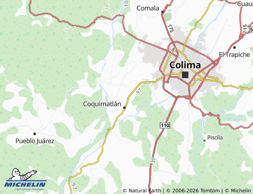 Carte MICHELIN Valle de Las Huertas - ViaMichelin