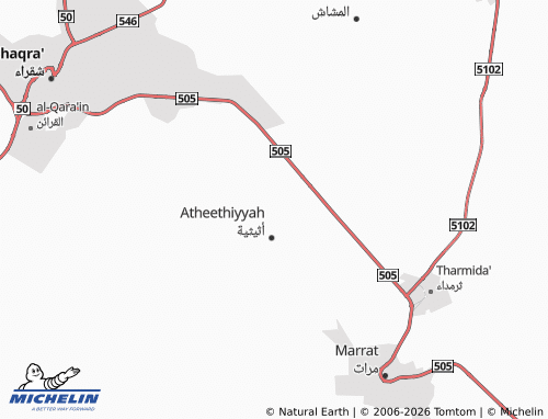 MICHELIN-Landkarte al-Dar al-Bayda' - ViaMichelin