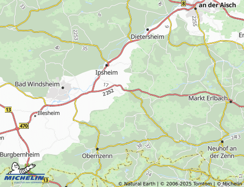 MICHELIN Weimersheim map - ViaMichelin
