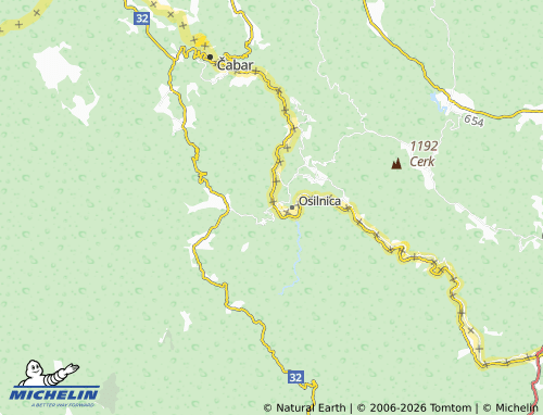 Mapa MICHELIN Zamost - ViaMichelin