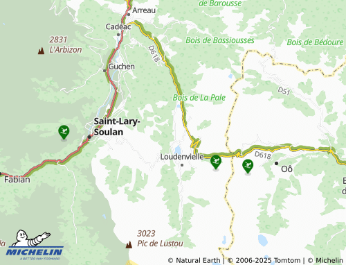 MICHELIN Adervielle-Pouchergues map - ViaMichelin