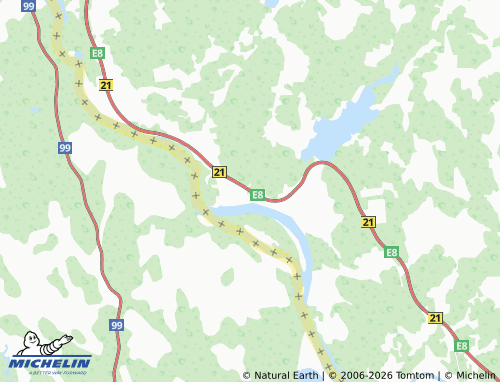 MICHELIN-Landkarte Yli-Muonio - ViaMichelin
