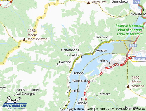 Mappa MICHELIN Brenzio - ViaMichelin