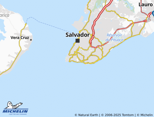 MICHELIN Ondina map - ViaMichelin