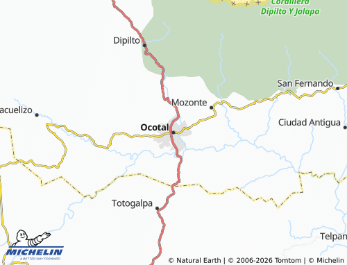 Mappa MICHELIN Ocotal - ViaMichelin