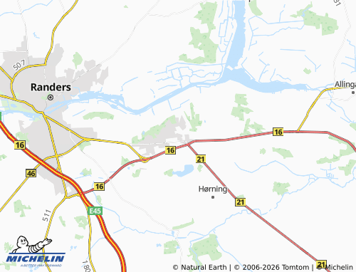 Carte MICHELIN Drastrup - ViaMichelin