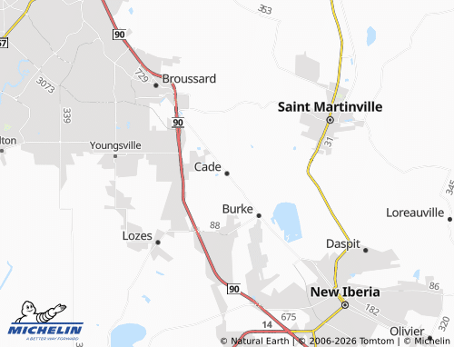 Carte MICHELIN Cade - ViaMichelin