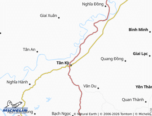 Mappa MICHELIN Kỳ Tân - ViaMichelin