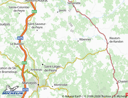 Mapa MICHELIN Combe-Maury - ViaMichelin
