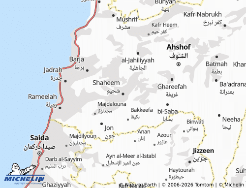 Mapa MICHELIN Shaheem - ViaMichelin
