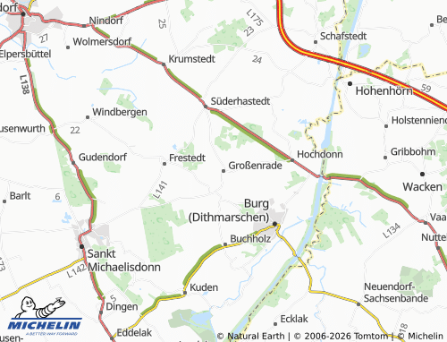 Mappa MICHELIN Großenrade - ViaMichelin
