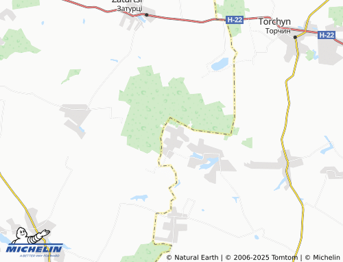 MICHELIN Koshiv map - ViaMichelin