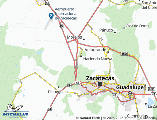 Mappa MICHELIN Hacienda Real - ViaMichelin