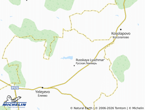 MICHELIN-Landkarte Ishtyra - ViaMichelin