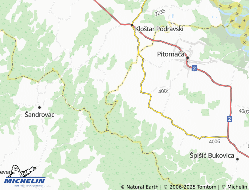 MICHELIN Mala Črešnjevica map - ViaMichelin