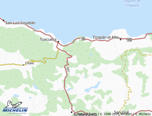 Mapa MICHELIN El Refugio - ViaMichelin