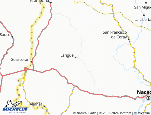 Mappa MICHELIN Langue - ViaMichelin