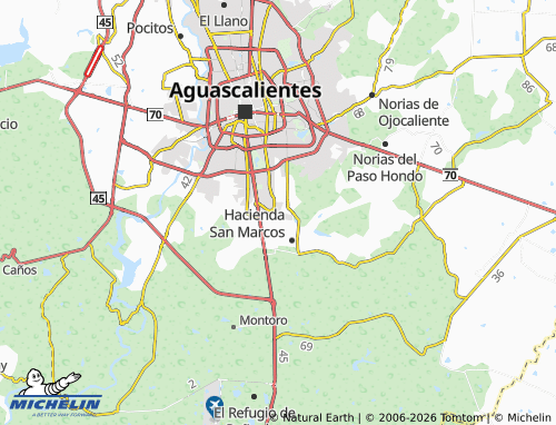 MICHELIN San Javier map - ViaMichelin