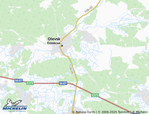 MICHELIN Sosnivka map - ViaMichelin