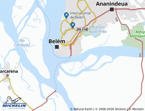 Mappa MICHELIN Guamá - ViaMichelin