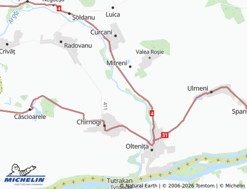 MICHELIN Clătești map - ViaMichelin