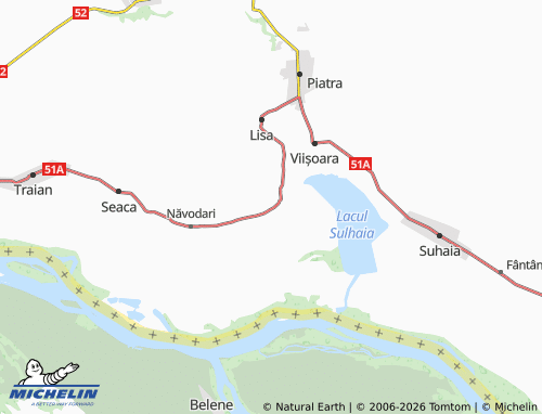 MICHELIN Vânători map - ViaMichelin