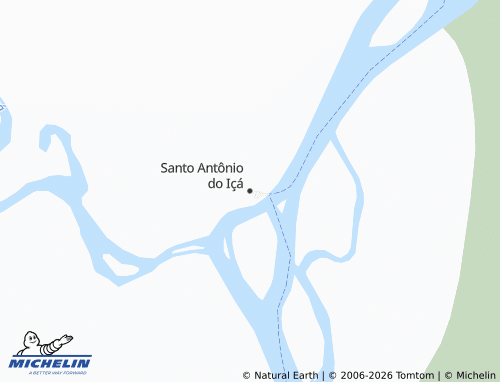 MICHELIN Santo Antônio do Içá map - ViaMichelin