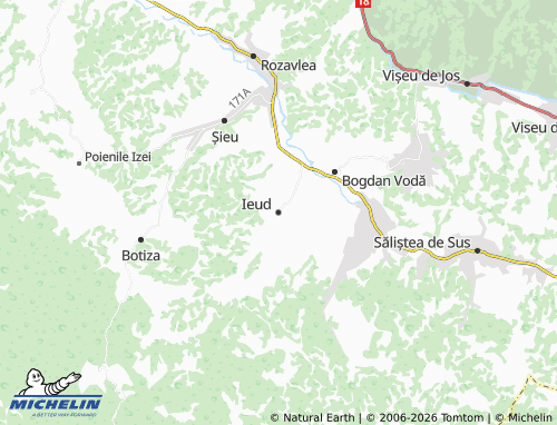 MICHELIN Ieud map - ViaMichelin