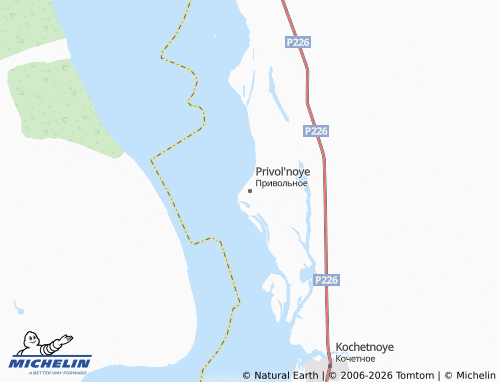 MICHELIN-Landkarte Privol'noye - ViaMichelin