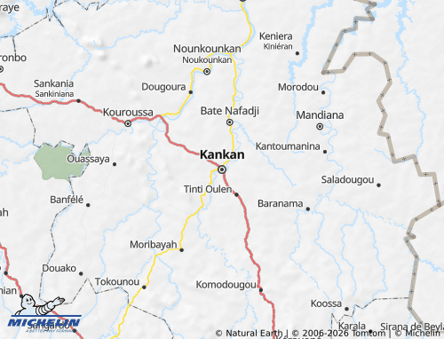Mappa MICHELIN Kankan - ViaMichelin