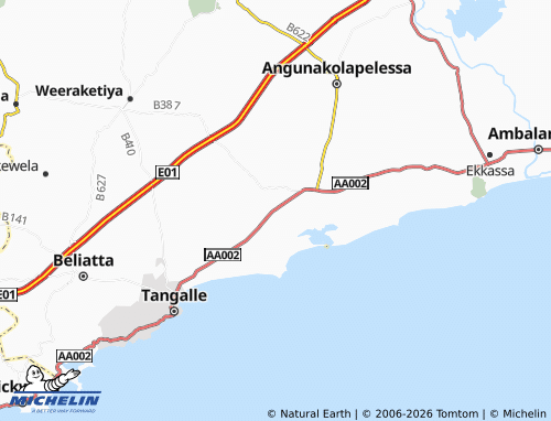 Carte MICHELIN Wadigala - ViaMichelin