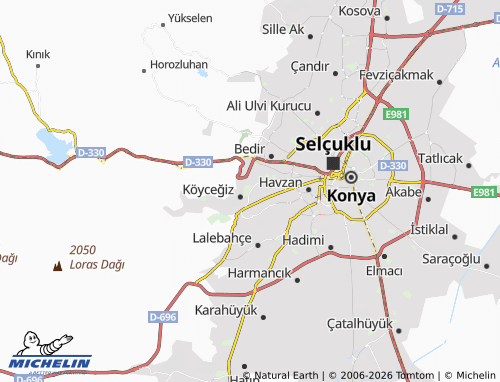 Mappa MICHELIN Yaka - ViaMichelin