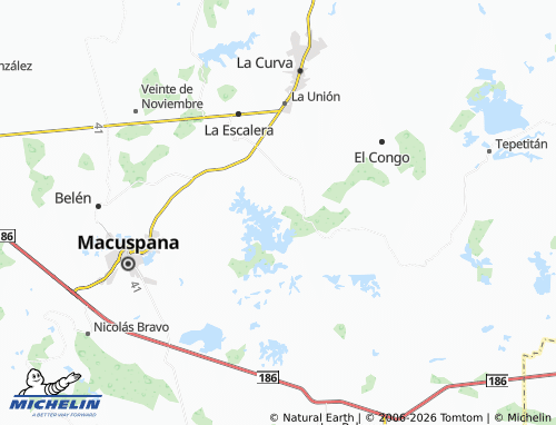Mappa MICHELIN Simón Sarlat Primera Sección - ViaMichelin