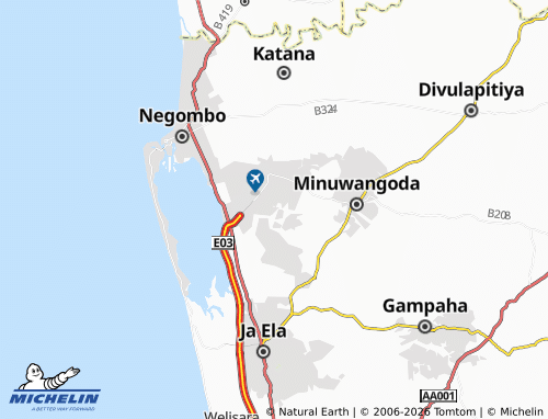 Mappa MICHELIN Walanagoda - ViaMichelin