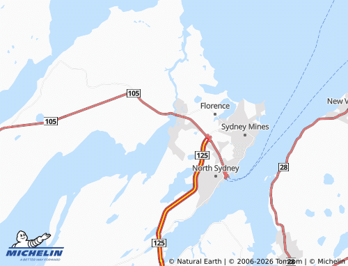 Mapa MICHELIN Little Bras d'Or - ViaMichelin